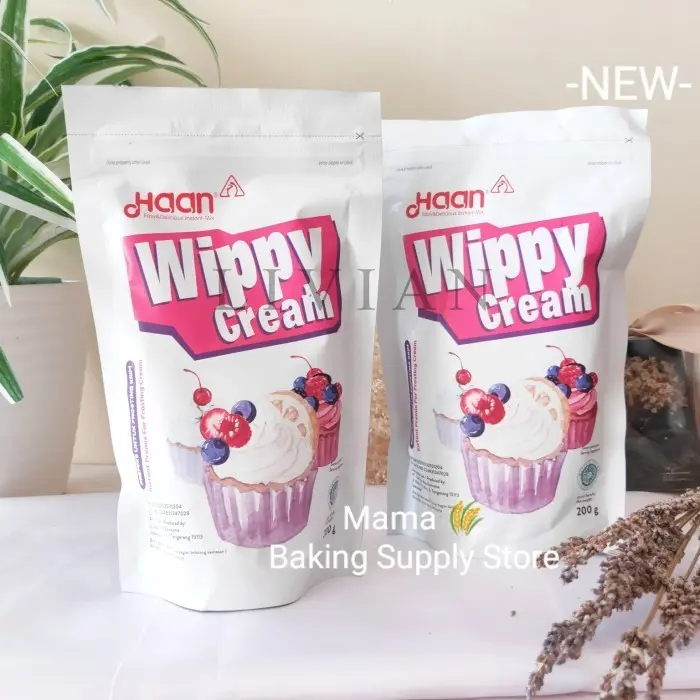 mv Haan Whippy Wippy Cream Whip Cream Bubuk Whipping Krim 200 gr