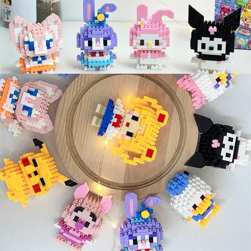 Nano Block Model DIY Karakter Balok Susun Edukasi Anak Bricks Mini Blok Hadiah Mainan Plastik Toys 8