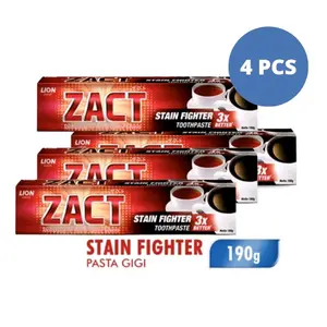 4 Pcs Zact Pasta Gigi For Tea & Coffee Lovers [4 x 190g]