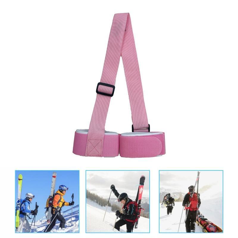 Product Introduction of Ski Straps - Ski straps for carrying your ski gear easily, adjustable ski poles, shoulder straps, snowboard straps, winter sports accessories 17