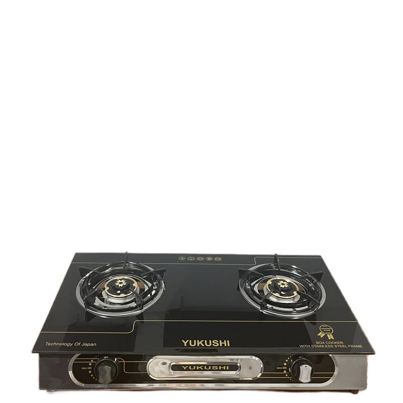 Bếp gas YUKUSHI YK-026 Mâm chia lửa đồng lớn - Khung Inox - Lửa lớn xanh tiết kiệm gas - Bảo hành chính hãng 2 Năm