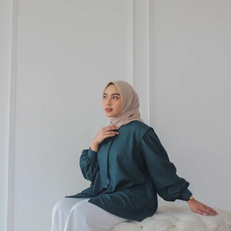 BY LFAZ Zetta Oversized Shirt Part 1 | Kemeja Kerja - Kuliah Katun Premium Wanita  Basic Oversize Atasan 3