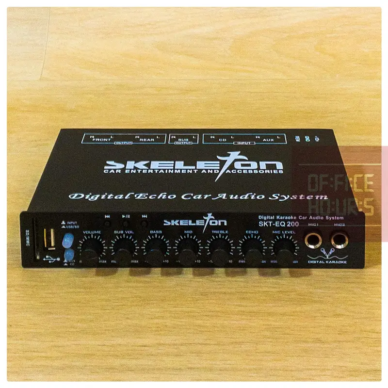Skeleton Preamp Car Parametric Equalizer Karaoke Bluetooth - SKT-EQ300 2