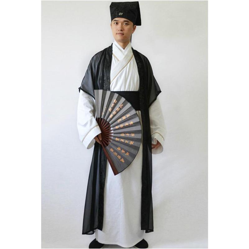 Tang Costume Han Costume Men's Chinese-Style Xiucai Costume Talent Performance Wear Ancient Costume Scholar Costume Antiquity Nationalities Performance Costume 3