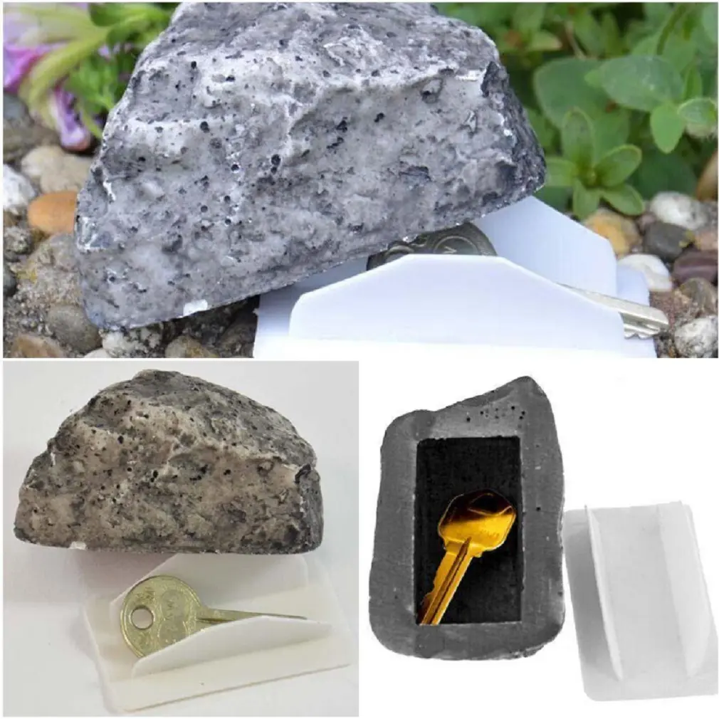 Premium Bestselling Creative Fake Rock Stone Key Box Fake Stone Hide A ...