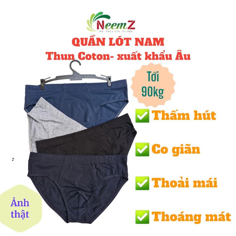 Product Introduction of Quần lót nam thun coton - Mẫu quần xuất Châu. Âu - Sịp 12