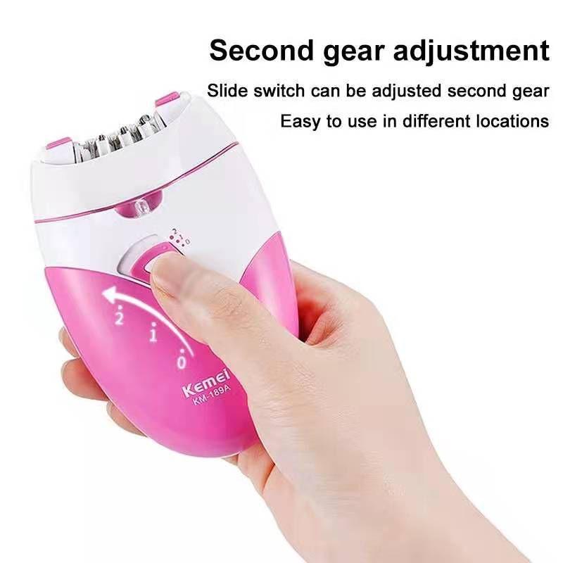 KEMEI KM-189A Epilator Women Man Electric Hair Remover Shaver Massacre Massacre Removal Hair Removal 1