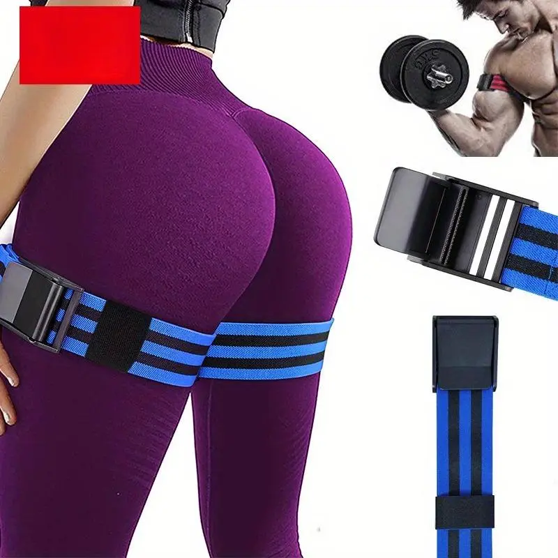 Adjustable Blood Flow Restriction Band, 2 Counts Muscle Strength Band, Sports Accessories for Home Gym Workout
