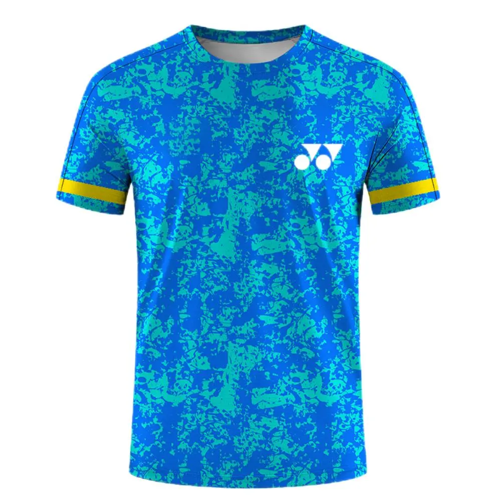 2024 Fashion Badminton T-Shirt Yonex T-Shirt Breathable Sports T-Shirt Top Full Sublimation Clothing