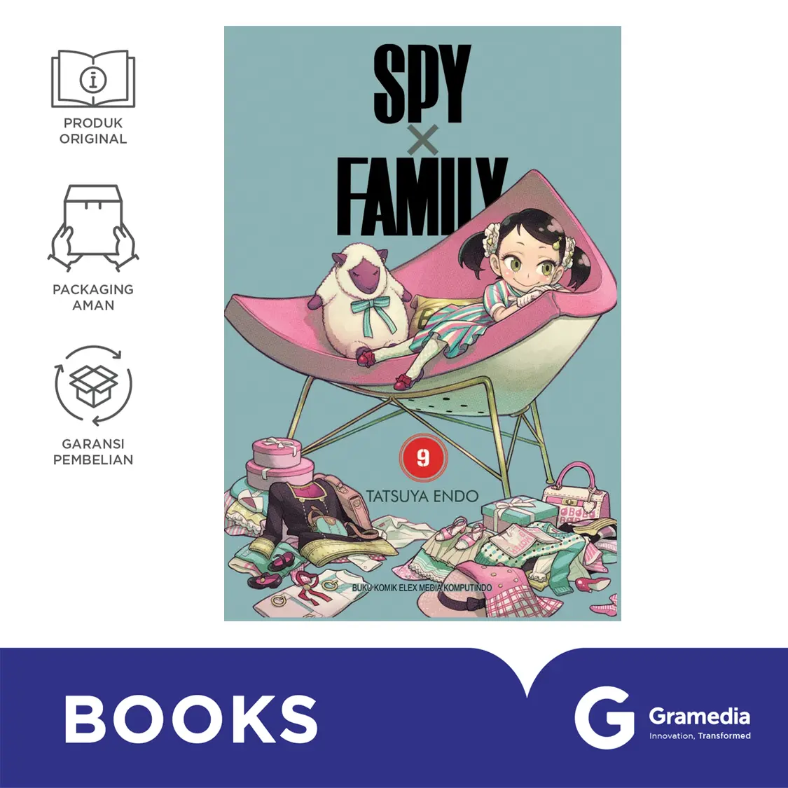 Komik Spy x Family 09 (Endo Tatsuya)