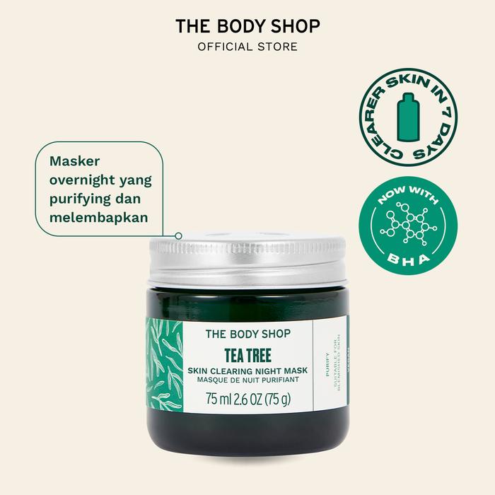 Gambar The Body Shop Tea Tree Skin Clearing Night Sleeping Face Mask 75ml dari The Body Shop Indonesia Store Kota Tangerang Selatan Tokopedia