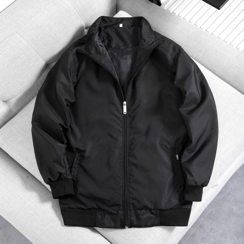 Áo Khoác Dù - Áo Khoác 2 Lớp Cổ Trụ Nam Nữ Basic Cổ Cao Chống Nắng,Chống Gió,Chống tia UV Cực Tốt. Menswear Jacket Có Túi