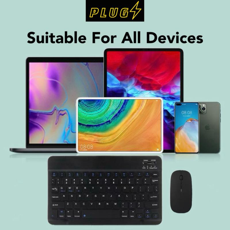 [COD] PLUGS Wireless Bluetooth Keyboard 10 inch Lightweight Portable ...