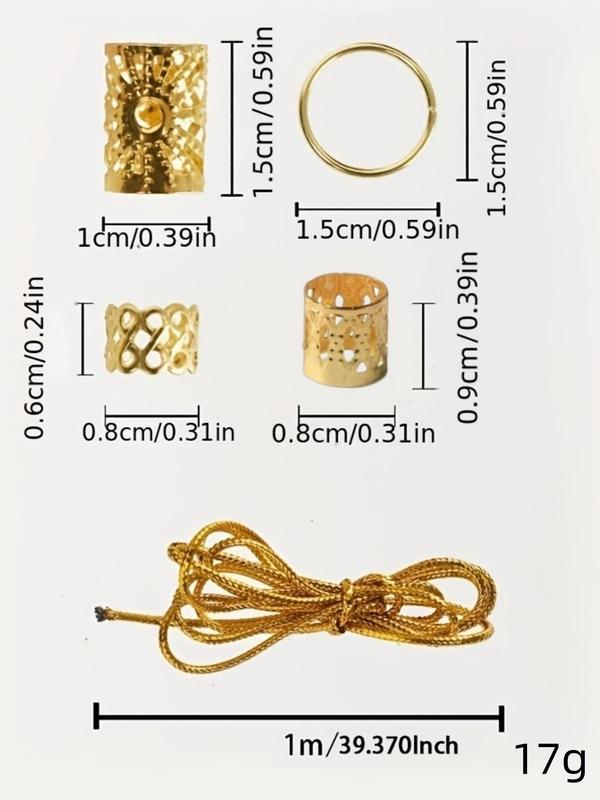Hollow Out Design Hair Ring, 41pcs/set Fashionable Hair Accessories for Women & Girls, Trendy All-match & Exquisite Hair Accessories for Daily Wear, Gifts for Her 1