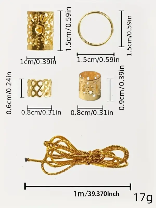 Hollow Out Design Hair Ring, 41pcs/set Fashionable Hair Accessories for Women & Girls, Trendy All-match & Exquisite Hair Accessories for Daily Wear 1