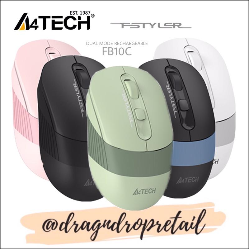 Original A4tech Fstyler Fb10c Dual Mode Rechargeable Bluetooth