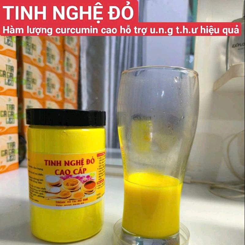 TINH NGHỆ ĐỎ NGUYÊN CHẤT dùng hỗ trợ sức khỏe và làn da hàng ngày phù hợp mỗi đối tượng. Bột