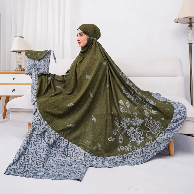 {Tameera} Mukena Batik Dewasa Premium Terbaru Rayon Adem 6