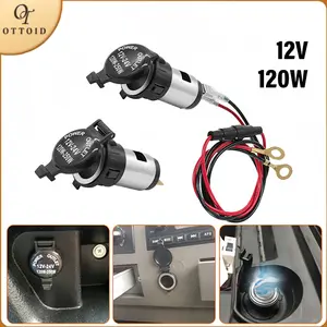 OTTOID Soket Charger Pemantik Listrik Mobil 12V 120W Universal Fit untuk Mobil DC12-24V & Perangkat 12V-24V Lainnya Car