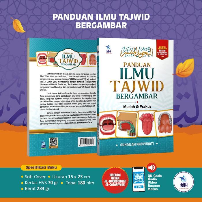 Gambar Panduan ILMU TAJWID Bergambar (Penerbit Zamzam) Soft Cover dari Toko Buku Arafah_NEW Kota Surakarta Tokopedia