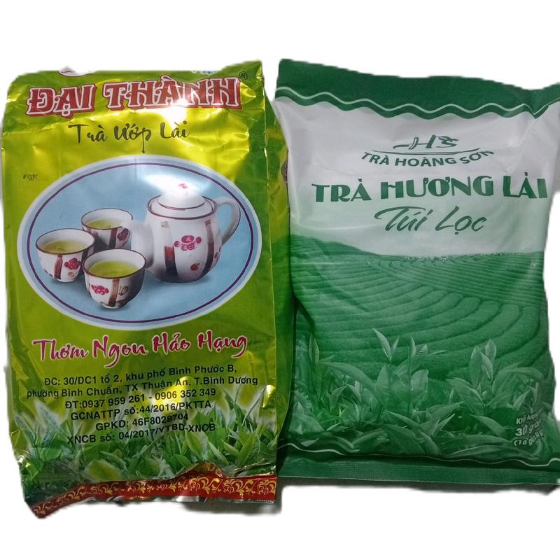 Combo 10gói trà lài Đại Thành xanh + 1 gói Trà lài túi lọc Hoàng Sơn 300g .Tea .Nước Trà Chè