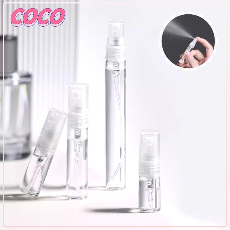 2 5 10ml Botol Semprot Kaca Botol Parfum Travel Isi Ulang Alat Penyemprot Tutup Bening Botol Penyemprot-coco_market 0