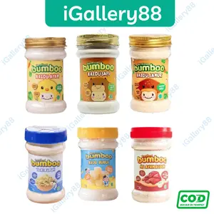 BUMBOO Kaldu Asli - Kaldu Bubuk Anak MPASI - No MSG - Tanpa Gula & Garam - Bahan Alami Ayam Jamur Sapi