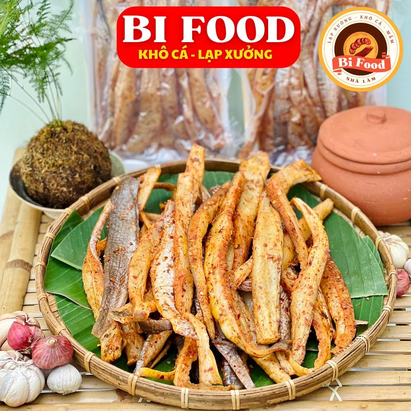 Khô cá dứa sợi tẩm vị sả ớt 1KG - BIFOOD - TẶNG SỐT ME - khô cá dứa sợi ướp sả ớt nêm vị vừa ăn không mặn chiên giòn ăn với cơm SIÊU NGON Cay - FREESHIP cá  khô