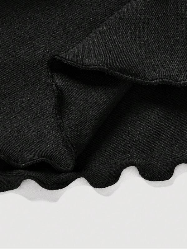 Women's Solid Ruched Tie Back Halter Top & Ruffle Skirt Set, Sexy Chic Backless Sleeveless Top & Tiered Layer Skirt, Ladies Summer Clothes for Beach Holiday Vacation, Womenswear 7