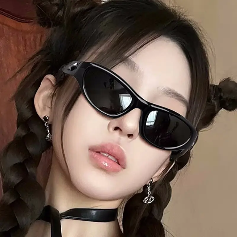 Tiktok Same Retro Cat Eye Sunglasses Sunglasses Female Online Influencer InsStyle Y2g XINGX Sunglasses Technology Style Glasses