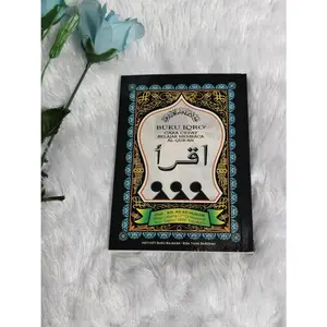 Iqro kecil hitam  jilid 1 sampai 6 bisa COD