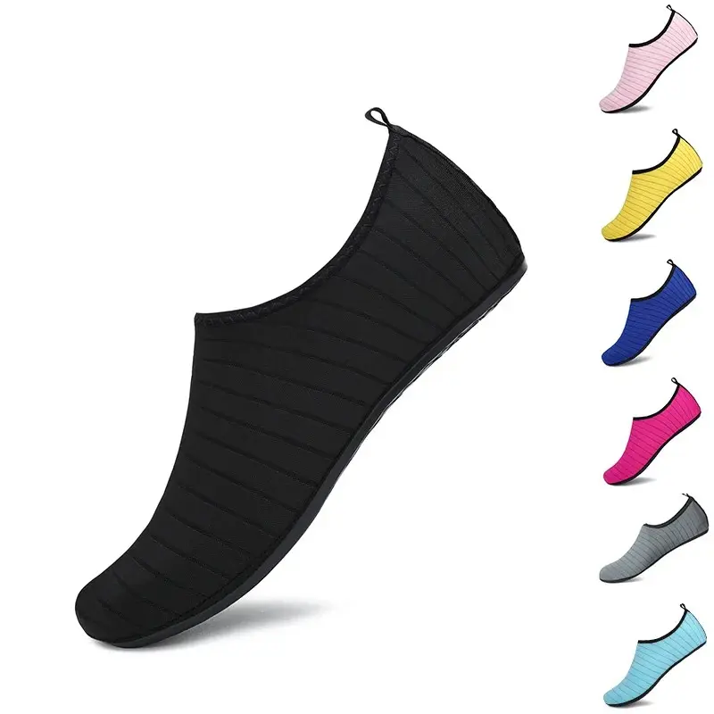 Quick-drying Men Water Shoes Soft Couple Aqua Shoes Rubber Sole Non-slip Wading Shoes Lightweight Yoga Shoes Casual Flats