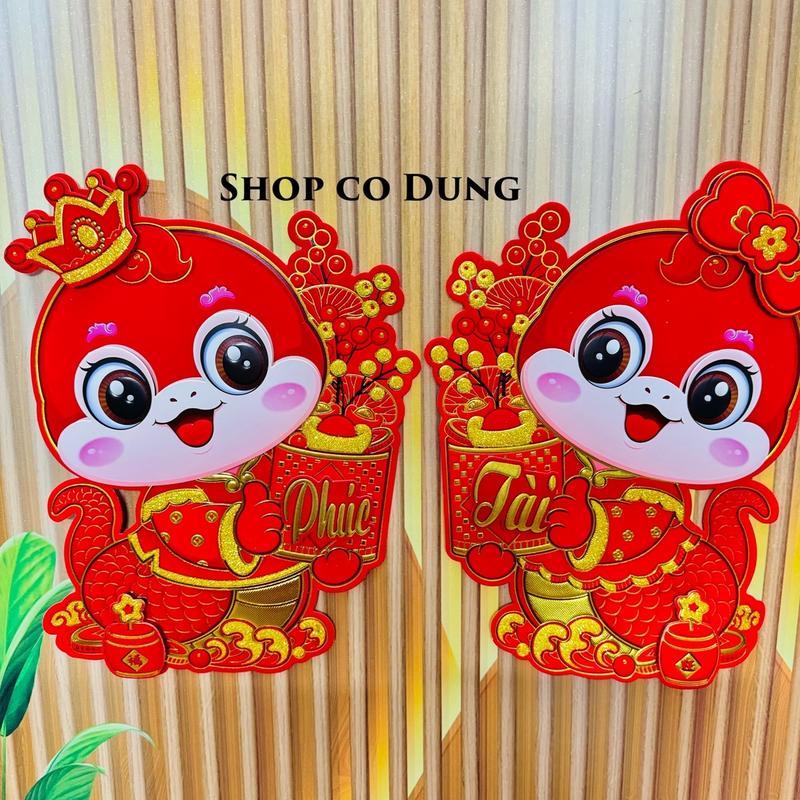 Product Introduction of Bộ đôi hình dán 2 ông thần tài, bé na 2025 7