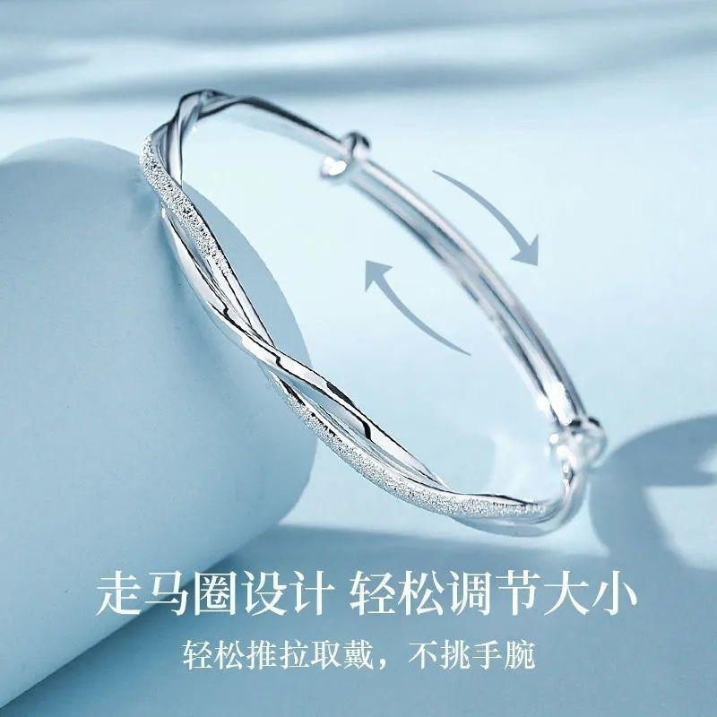 Vòng Tay Dải Mobius, Bạc 925, Thiết Kế Đặc Biệt Ins, Vòng Tay Cao Cấp, Sang Trọng Giá Cả Phải Chăng, Trơn, Đơn Giản, Dành Cho Phụ Nữ, Đánh Giá Chất Lượng Cao Hơn 99%, Thích Hợp Cho Năm 2025 7