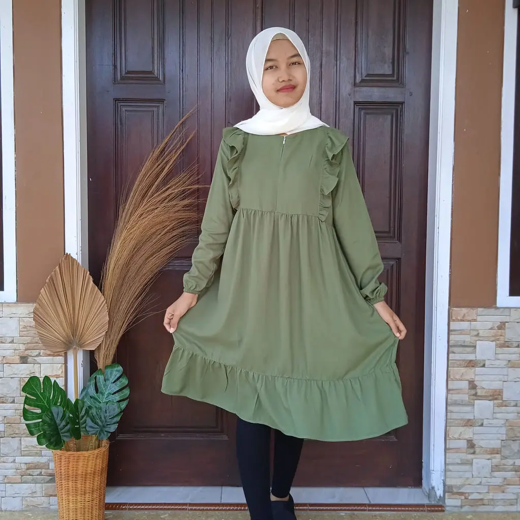 Atasan Tunik  Zahra Anak  Tanggung Usia 9-17 Tahun