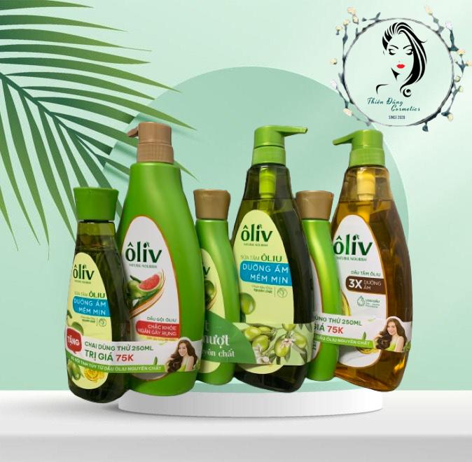 Kèm hàng tặng Dầu Gội Sữa Tắm Oliv 650ml Tặng Kèm 250ml