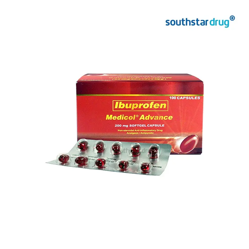 Medicol Advance 400mg Soft Gel Capsule - 20s Pain Relief - TikTok Shop ...