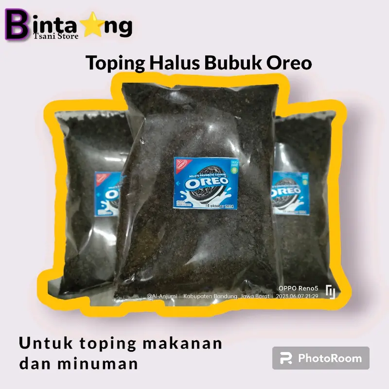 Toping Oreo Bubuk Halus 1 Kilogram Organik Boba Cream 3