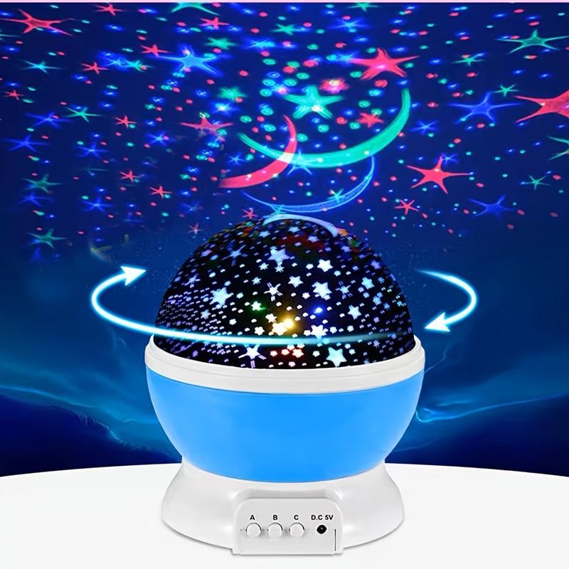  Đèn Chiếu Bầu Trời Đầy Sao Xoay Đèn Ngủ Lãng Mạn Đèn Tạo Không Khí Phòng Ngủ Đầy Màu Sắc Hàng Mới Về 1 Cái 