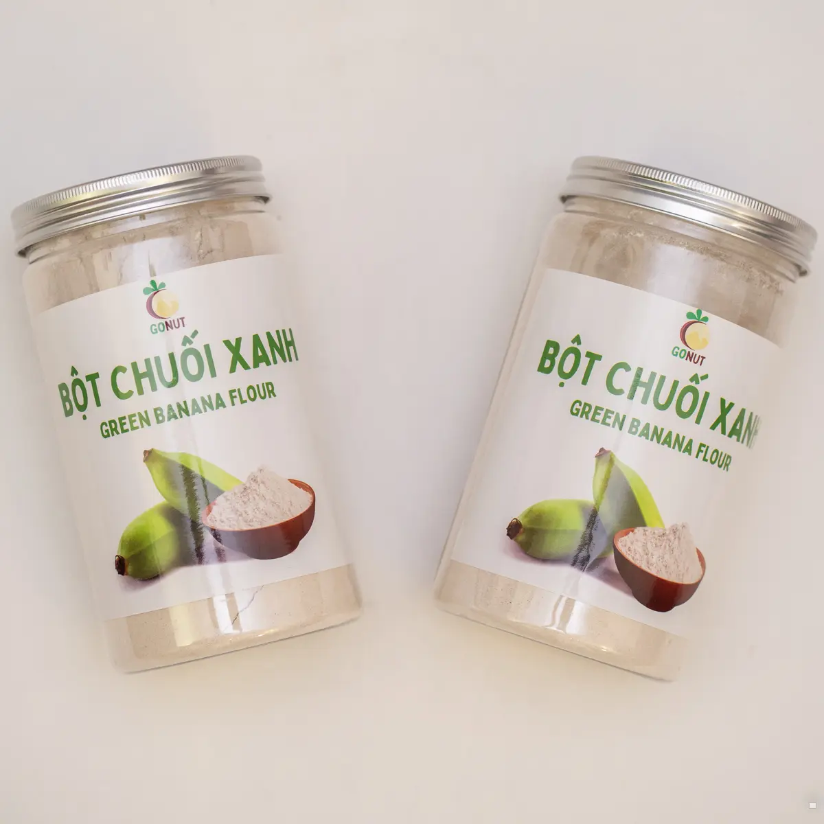 Bột chuối xanh - Gonut, bột được làm từ quả chuối xanh