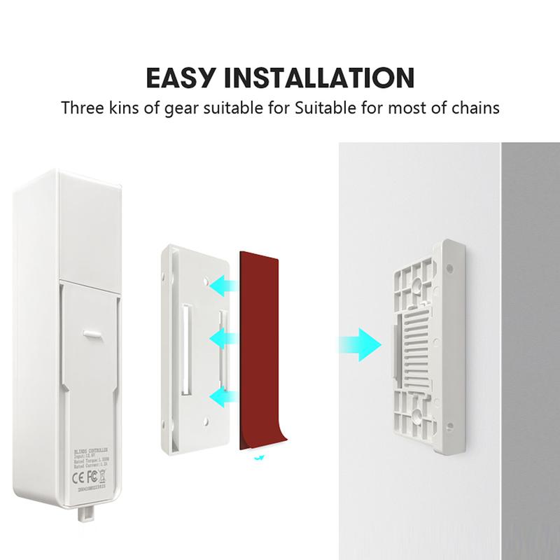 Product Introduction of WiFi Smart Motorized Chain Roller  Shower Curtain Blinds Shade Shutter Drive Electric Curtain Motor RF Remote Automation Kit Tuya Smart Life App Control Via Alexa/Google 34