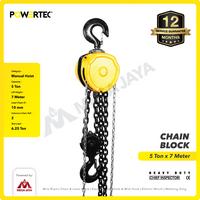 Gambar POWERTEC Chain Block / Takel 5 Ton x 7 Meter dari megajaya.co.id Kota Administrasi Jakarta Pusat 3 Tokopedia