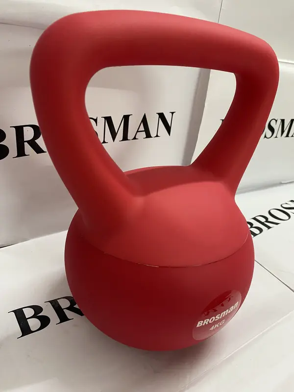 TẠ ẤM CAO SU SIÊU MỀM 4KG BROSMAN/ TẠ BÌNH VÔI MỀM 4KG BROSMAN Tập Gym 1