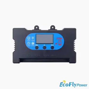 Solar Controller Dual USB Type-C Fast Charging 20A/30A, Solar System Controller 12V/24V, Port DC5521 dan 6 Lapisan Perlindungan