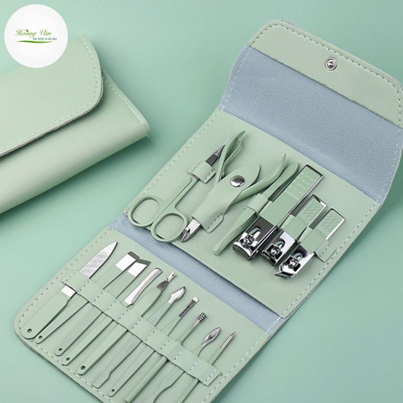 Bộ dụng cụ bấm móng 16 chi tiết - Chăm sóc móng tay móng chân với dụng cụ làm nail chuyên nghiệp tại nhà