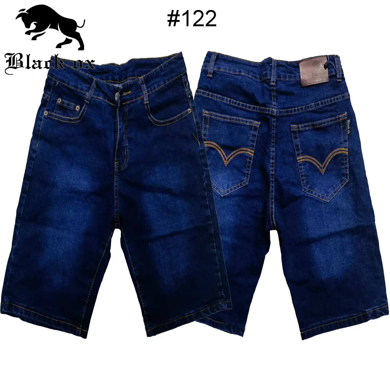 Men's Plain Maong Shorts Stretchable Menswear Lingerie