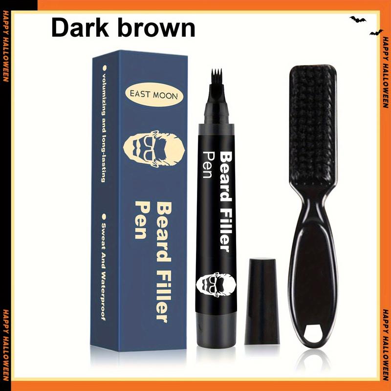 Product Introduction of Beard Filler Pen - Men's Gift Box Set With Vitamin E Detachable and easy-to-use filler pen to easily create a thick beard hairline Beard filler color Father's Day/boyfriend gift 2