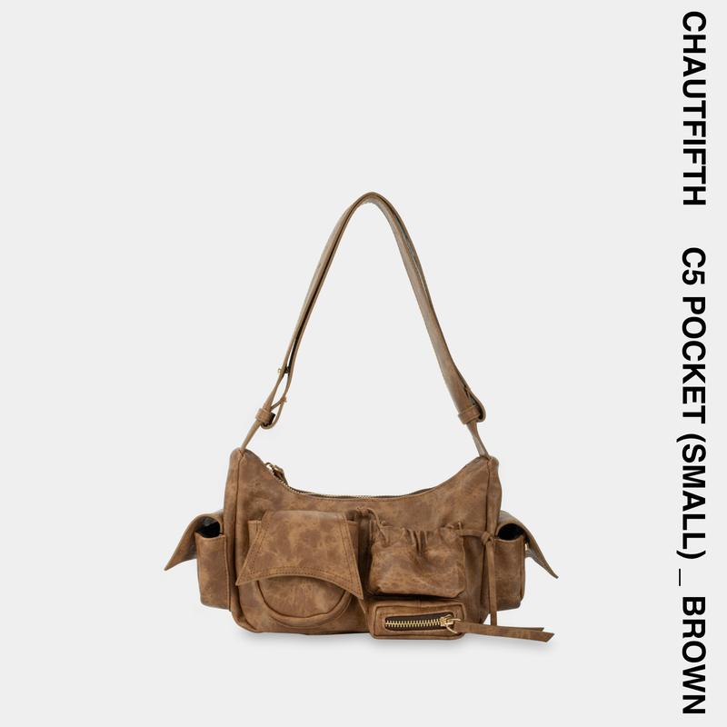 [CF] Túi xách C5-POCKET size nhỏ (S) - CHAUTFIFTH Bag Nữ Đeo Vai
