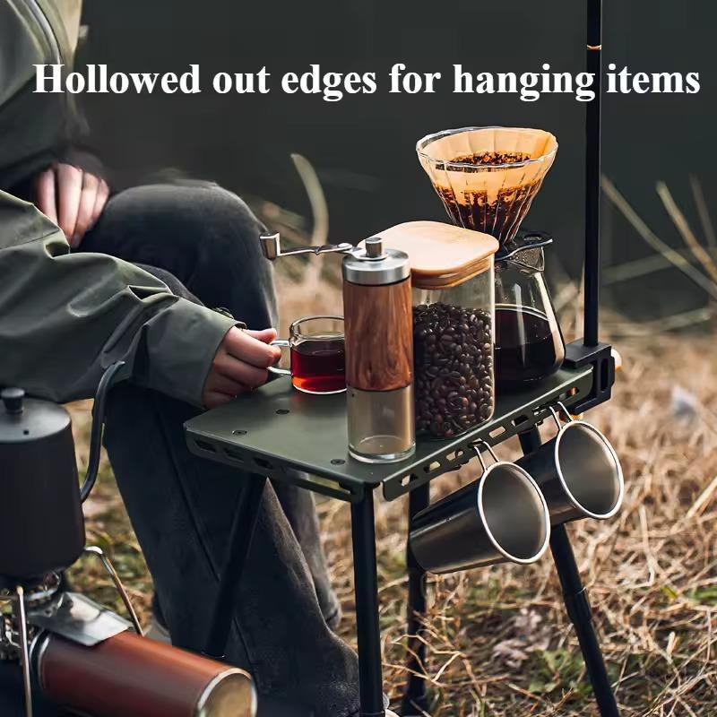 Outdoor Camping Folding Table, Portable Mini Folding Table, Multifunctional Folding Beach Table, Camping Furniture for Outdoor Camping 2