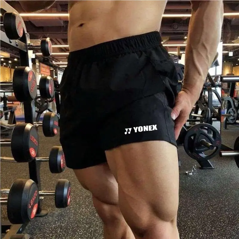 QUẦN ĐÙI THỂ THAO, CHẤT MÈ THÁI THOÁNG MÁT, CO GIÃN 4 CHIỀU. SIZE 45 - 100 kg. MẪU YONEX 7
